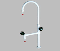 臺式雙聯高低鵝頸水龍頭 